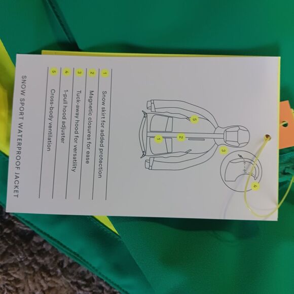 All In Motion Snow Sport Hooded Waterproof Jacket XL - Picture 4 of 11